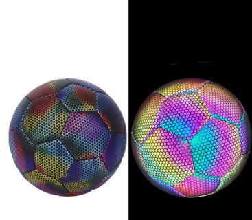 Machine Stitched Reflective Luminous Football – Glow-in-the-Dark Soccer Football Ball with Lightening