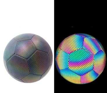 Machine Stitched Reflective Luminous Football – Glow-in-the-Dark Soccer Football Ball with Lightening