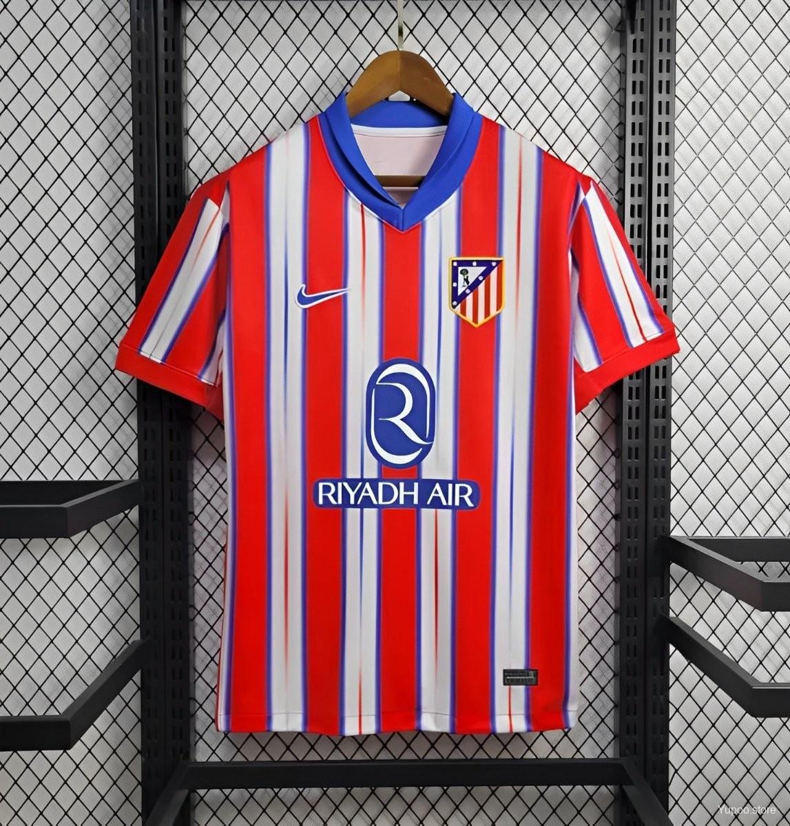 Atletico Madrid 2024/25 Home Football Shirt – New Season Jersey Shirt Kit