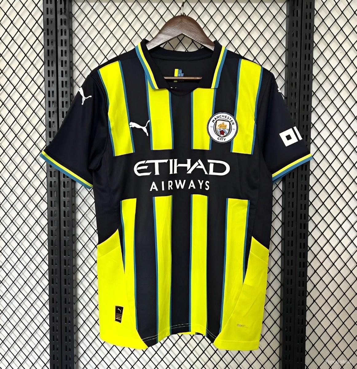 Manchester City 2024/25 Away Football Shirt – New Season Jersey Shirt Kit