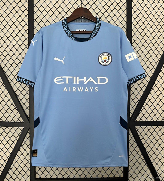 Manchester City 2024/25 Home Football Shirt – New Season Jersey Shirt Kit